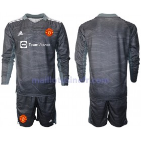 Maillot de Foot Manchester United Extérieur Gardien 2021-22 Manches Longues - Enfant